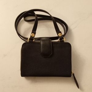 NWT Perlina Black Wallet Cellphone Case